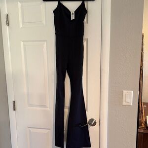 NWT Wilfred Free Divinity Flare jumpsuit size xs black